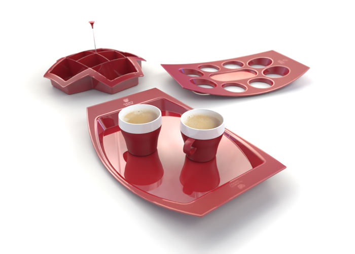 Douwe Egberts Cross selling items designed by WAACS