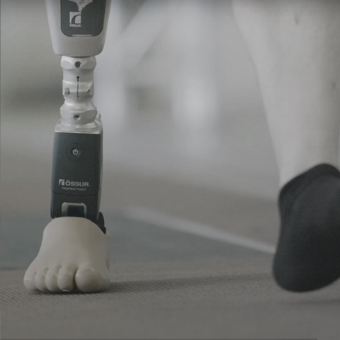 WAACS Össur Bionic Ankle Proprio Foot Walking User