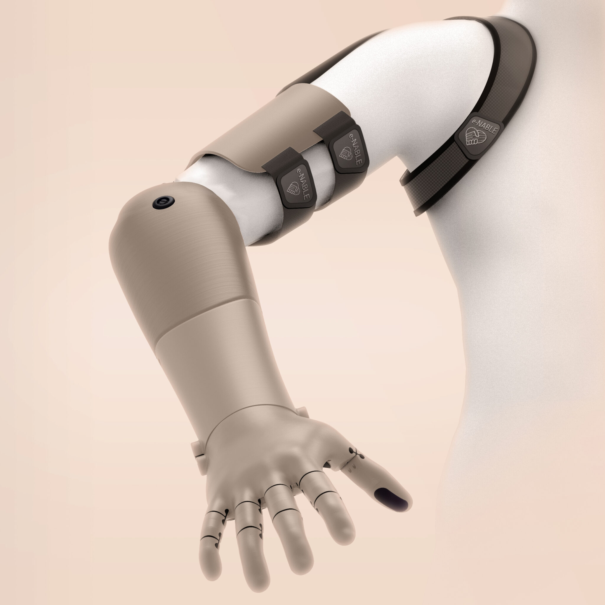 e-NABLE, open-source prosthetic arm